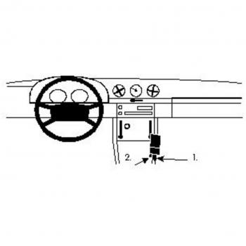 Brodit ProClip 832191 Kit de Coche Montaje de la Consola