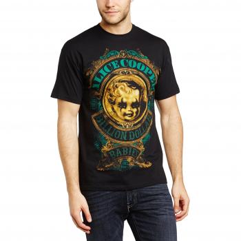 Alice Cooper Billion Dollar Baby Men's Metal T-Shirt - ROCK OFF S