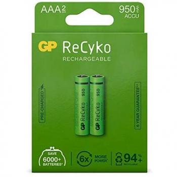 GP Batteries AAA 950mAh RECYKO - Alta Capacidad
