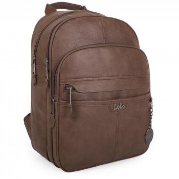 LOIS - 21836 MOCHILA PORTAORDENADOR, Color Marron