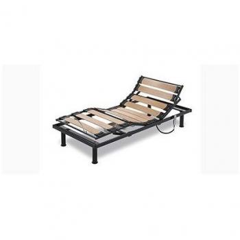 Somier Articulado Eléctrico Flex Somiflex A4 80x190 con Estructura Metálica y de Madera - Patas No Incluidas