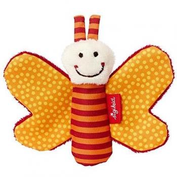 sigikid 41181 Hochet Bruissant Papillon Orange