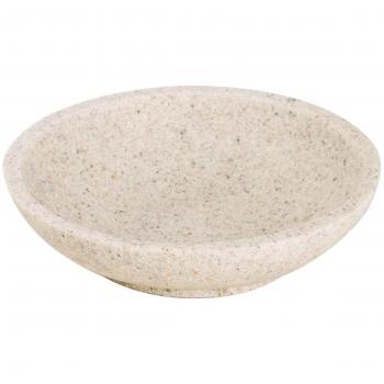 Jabonera de Encimera Afra Color Arena 13 cm x 3.2 cm en Poliresina