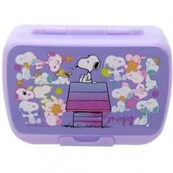 Sandwichera Oficial Snoopy Morada con Lonchera y Porta Alimentos