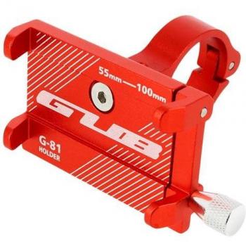 Soporte Móvil Para Bicicleta G-81 Rojo para Manillar (55-100 mm)