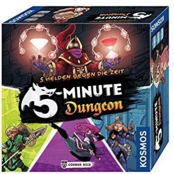 Dungeon de 5 Minutos - Juego de cartas cooperativo para 2-5 jugadores, recomendado a partir de 8 años