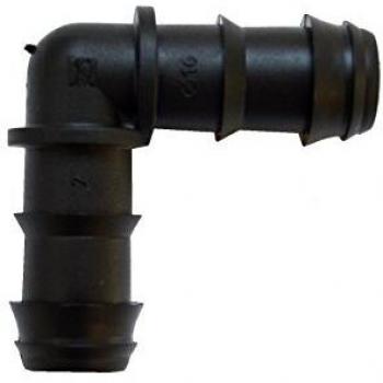 S&M Codo - Goteo 16 mm, Blister de 3 Unidades, 3 x 8.5 x 12 cm, Color Negro