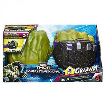 Marvel Avengers Puños electrónicos de Hulk, Multicolor, Talla única