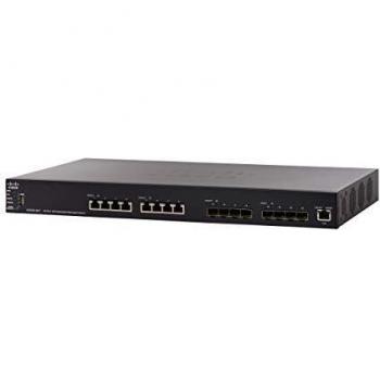 Cisco SX550X-16FT Stackable Managed Switch, 16 Ports 10 Gigabit, 8 Ports 10GBase-T plus 8 SFP+ Slots, L3 Dynamic Routing, Limited Lifetime Protection