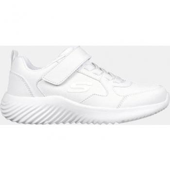 Skechers Kids' Bounder Power Study Low-Top Running Sneakers with Hook and Loop Closure and Elastic Laces