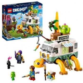 LEGO DREAMZzz 71456 Furgoneta Tortuga de la Sra. Castillo, Juguete Campervan 2 en 1, con Mateo y Zoey