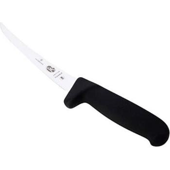 Cuchillo para Deshuesar Flexible Victorinox Fibrox 15 cm con Mango Antideslizante y de Seguridad, Inoxidable, Lavable en Lavavajillas