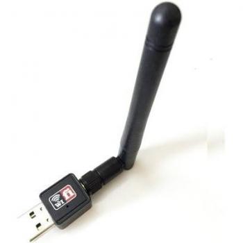 Adaptador Dongle Mini USB WiFi Inalámbrico LAN para PC Portátil