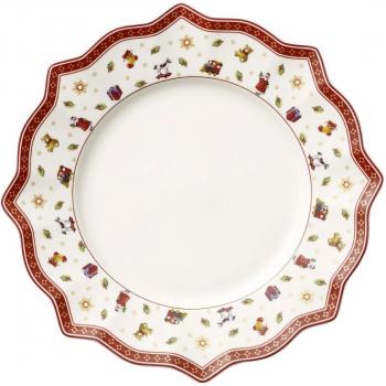 Villeroy & Boch Toy's Delight Plato Llano de Cena, Porcelana, Blanco/Multicolor