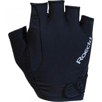 Roeckl Guantes de Ciclismo Basel Negro Corto, tamaño:8.5