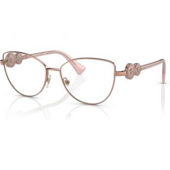 Versace Gafas Graduadas VE 1284 1412 Armazones para Mujer Rose-Dorados con Lentes Recetados de 53 mm