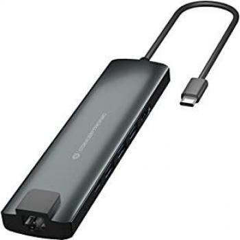 Digital data communication Conceptronic Adapter DONN06G - Adaptador USB 9 en 1