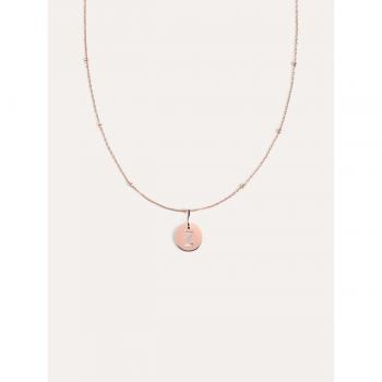Collar Singularu Mini Medallion - Inicial Z