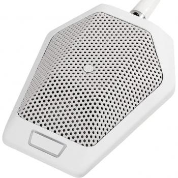 Audio-Technica U891RWB Cardioid Condenser Boundary Microphone with Switch, White
