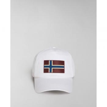 Gorra Napapijri Falis 2 de algodón color blanco