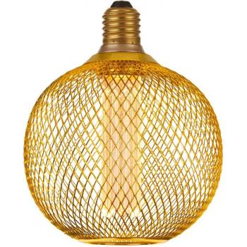 Bombilla LED E27 Malla 3,4W 3000K Ø12cm Oro