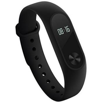 XIAOMI MI BAND 2 - Smartband cuantificadora - Sensor de ritmo cardíaco - Resistente al agua IP67 - Bluetooth 4.0 compatible con IOS y Android