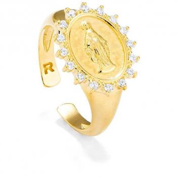 Anillo Madonna de Plata Dorado