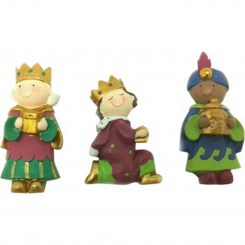 Mopec NZ8250 - Imanes de los Reyes Magos con anilla, multicolor