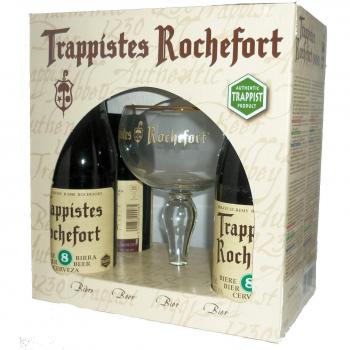Estuche Regalo Rochefort 4x33Cl + 1 Vaso 9.3%