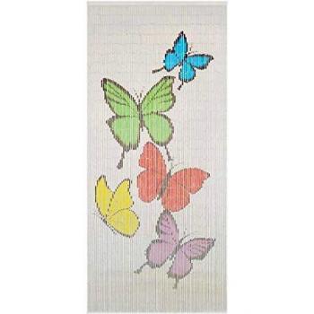 vidaXL Insect Door Curtain Bamboo 90x200 cm