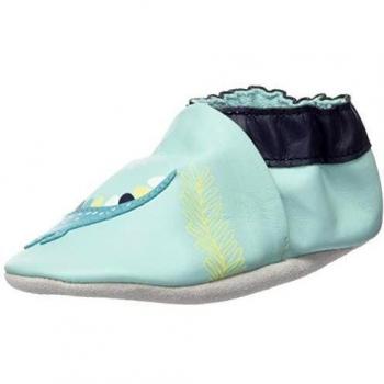 Robeez Crocodile, Zapatillas de Estar por casa Unisex niños, Azul Aruba 53, 17/18 EU