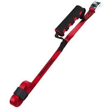 Master Lock 3123EURDAT Cinchas de Transporte con Asa, Rojo, 2.50 m x 25 mm