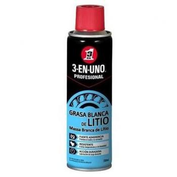 Grasa blanca de litio 3-EN-UNO spray de 250ml