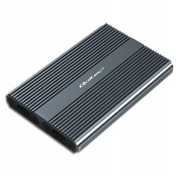 Carcasa DUAL para disco M.2 SSD SATA NVMe USB-C - 2 x 2TB