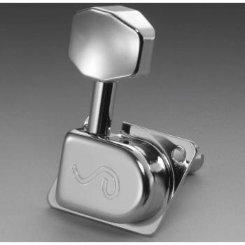 Schaller Original F-Series 70s 6-In-Line Chrome Guitar Tuners