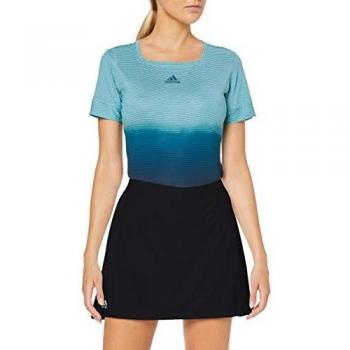 adidas Club Long Falda de Tenis, Mujer, Negro, L