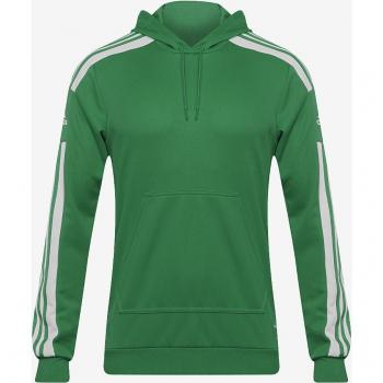 Adidas Men's Squadra 21 Hooded Sweatshirt - Team Green/White