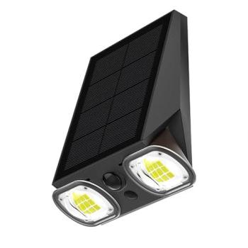 Proyector Solar LED Striker 800 Lúmenes con Sensor de Movimiento - IP44, Luz Blanco Neutro 4000K, 12 Horas de Autonomía