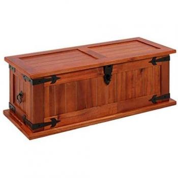 vidaXL Storage Chest 60x25x22 cm Solid Acacia Wood