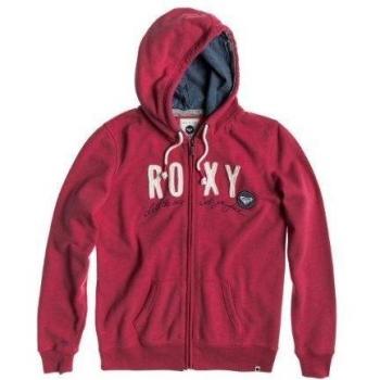 Roxy Sweatshirt Screenline Jumpy Zip Patch - Sudadera con capucha, color rojo, talla M