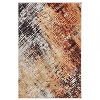 Homemania RFE6039200 Alfombra Impresa Scratch 1 Resumen, Multicolor, 80 X 200 Cm