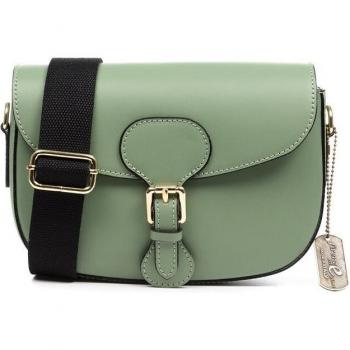 Bolso bandolera Anghiari de piel auténtica con acabado Ruga - FIRENZE ARTEGIANI