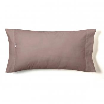 ESTELA - Funda de Almohada Combi Liso Color Plomo - 1 Pieza de 45x110 cm - 50% Algodón-50% Poliéster - 144 Hilos