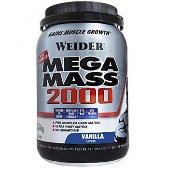 Weider Mega Mass 2000 Sabor Vainilla