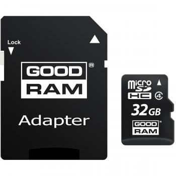 Goodram MICRO SD C4 - Tarjeta de memoria micro SDHC de 32 GB