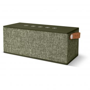 Fresh ‘n Rebel Rockbox Brick XL - Altavoz Bluetooth Inalámbrico Portátil Verde
