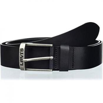 LEVIS FOOTWEAR AND ACCESSORIES New Duncan, Cinturón para Hombre, Negro
