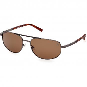 Timberland Men's Tb9285 06H Brown Sunglasses Metal - One Size