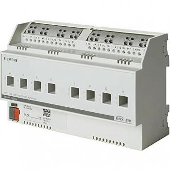 Siemens Gamma instabus KNX Switch Actuator 8-fold, AC 230 V, 16 A, with Manual Operation and Current Detection - 5WG1158-2AB12