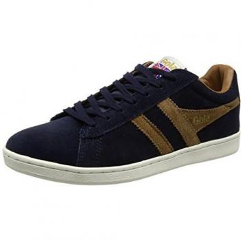 Gola Equipe Suede Navy Blue/Brown Sneakers